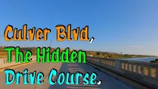 Culver Blvd! Culver City to the Beach through LAX! Los Angeles Drive Tour Video. HD