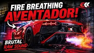 Жестокий Aventador на динамометрическом стенде | Видео из магазина