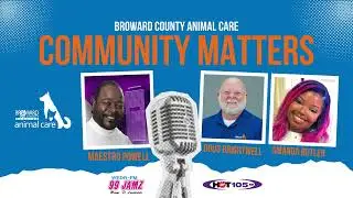 Broward County Animal Care Featured on Community Focus ‪@99jamz & @Hot105fm ‬ #AnimalCare