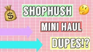 What I got from shophush.com !! | Dupes?