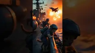 Cat Commandos in Action | Epic War Scene Animation #cat #animation #supercattales #commando