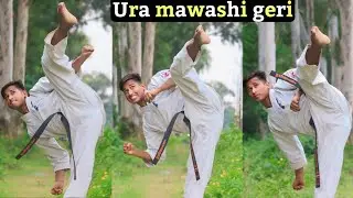 Ura mawashi geri Attack करना सीखें || Martial art || Shahabuddin karate