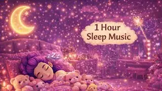 Fairy Glow Lullaby 🧚&zwj;♀️✨ | 1 Hour Night Light Sleep Music for Kids
