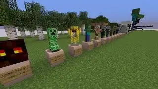 Точные размеры мобов Minecraft