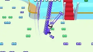 BRIDGE RACE ALL SKINS UNLOCKED GAMEPLAY WALKTHROUGH PART 7 LEVEL #25