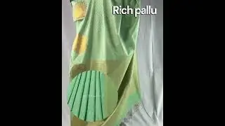 EMBOSSED KANCHI SOFT SILK SAREE, SEMI SILK SAREE FULLY STITCHED BLOUSE - #shorts