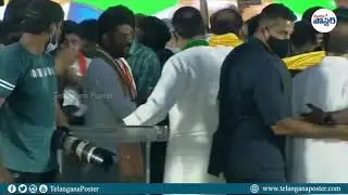 Mass Video : Revanth Reddy Grand Entry At Ravirala Dalitha girijana Sabha Meeting|| Telangana Poster