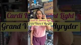 Cardi k6 ambient light for Grand Vitara and Hyryder #cardik6 #hyryder #grandvitara ☎️8287789440