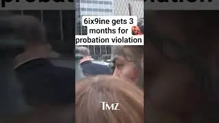 6ix9ine Sentenced To Jail For 3 Months 💥 #shorts #hiphop #breakingnews #fyp