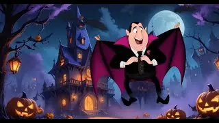 Dracula’s Spooky Dance Party🦇🎃👻 | Fun Nursery Rhyme for Kids 🎵