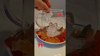 прозрачная кружка из коллекции бантики 🎀 #bow #cup #sweet