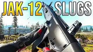 I tried the JAK-12 with SLUG ROUNDS in Warzone!