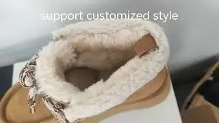 ugg style women boots manufacturer support customization