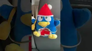 Jo jo jonetz sitting fine and dandy on the van. Bought this at Donki Malaysia #malaysia #penguin
