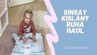 👚 SINSAY kislány ruha HAUL | Felpróbálós haul Lizával 🥰