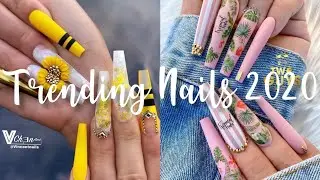 🍂🍁#TOP #TRENDING FALL 2020 #ACRYLIC NAIL TRENDS COMPILATION PART 2🍁🍂| NAIL ART NAIL TRENDS