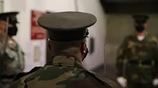 Ceremonial Drill School is underway at Marine Barracks Washington