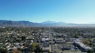 Baseline view of San Bernardino, CA from the 215fwy using a DJI mini 3 pro