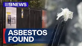 Schools closed across Australia over asbestos found in coloured sand | 9 News Australia