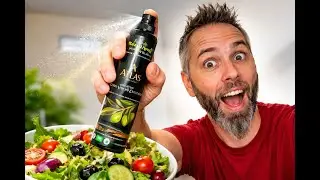 Taste Testing Atlas Organic Extra Virgin Olive Oil Spray!