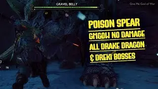 Max Level Poison Spear Build 🤢 All Drake Dragon And Dreki | Maxed Kratos | Gow Ragnarok