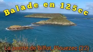 balade en 125cc: la pointe de Bilfot, Plouezec (22)