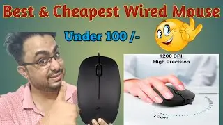 [Hindi] Best Computer Product Under 100/- || Zebronics Zeb-Power Wired USB Mouse || Must Consider !!