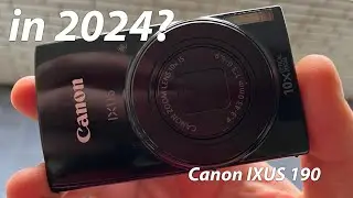 Canon IXUS 190 camera test video with zoom and sample images in 2024