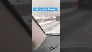 Ice rain in kuwait. #kuwait #rain #arabicmusic