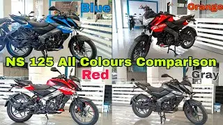 Bajaj Pulsar NS 125 New Model 2022 All Colours Comparison