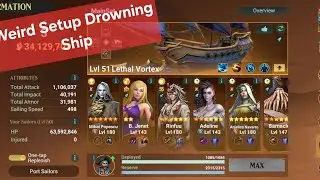 Testing Lethal Vortex  Prt 2- Drowning Ship - Sea of Conquest - SOC