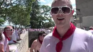 Huge crowds launch Spain's Pamplona bull-run fiesta