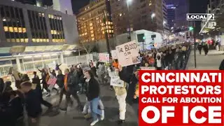 Hundreds protest in Cincinnati demanding justice, abolition of ICE