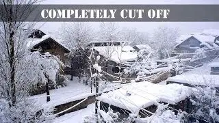 Kashmir valley is covered in deep snow