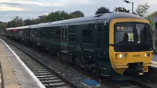 Class 166208 arriving into Lawrence Hill Station