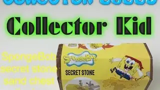 SpongeBob secret stone surprise sand digging treasure chest