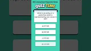 GIS QUIZ (Part- 19) || NEC License Exam Preparation Series ||  #engineeringlicensepreparation #quiz