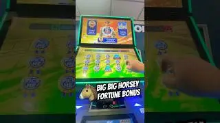 Big Big Horsey Fortune 🥇 Bonus on &pound;2 Stake with Upgrades #Slots #FOBT #Jackpot #HugeWin