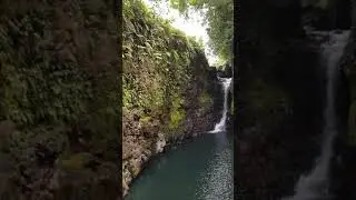 Huge cliff jump in Sauniatu Samoa!