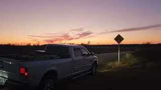Ram 3500 Longhorn 6.7L Aisin idle gorgeous central NC sunset MBRP exhaust Quiet Tone 30