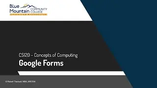 Wk 5 Google Forms - (Google Forms)