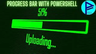 Making progress bar with PowerShell