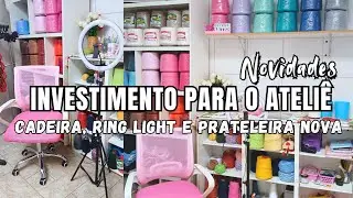 Novidades no meu ateliê, investindo no meu trabalho #atelier #crochet #artesanato