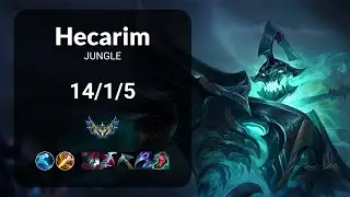 Hecarim vs Vi JUNGLE - KR CHALLENGER Patch 14.20