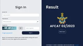 BEST JOB ALERTS | AFCAT 02/2023 ONLINE EXAM RESULT| AFCAT 2023 ONLINE EXAM RESULT #afcat #afcat2023