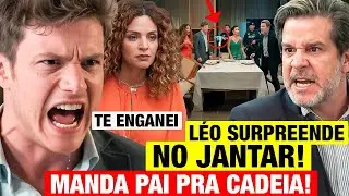 TRÊS GRAÇAS: Leonardo PARA JANTAR QUE FERETE DÁ PRA VIVIANE e faz ALGO SURPREENDENTE!