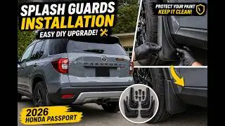 2026 Honda Passport | OEM Splash Guards Installation #HondaPassport #SplashGuards  #CarAccessories