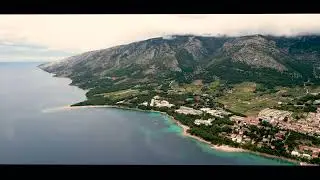 Golden Horn Beach - Zlatni rat - Bol - Croatia 2021 Drone 4K