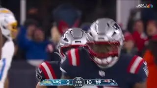 Williams Seals The W With A Big Time Sack - CHARGERS vs PATRIOTS - 2025-26 NFL WILD CARD WEEKEND 