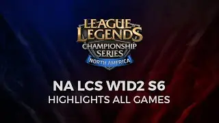 NA LCS All Games Highlights Week 1 Day 2 2016 Season 6